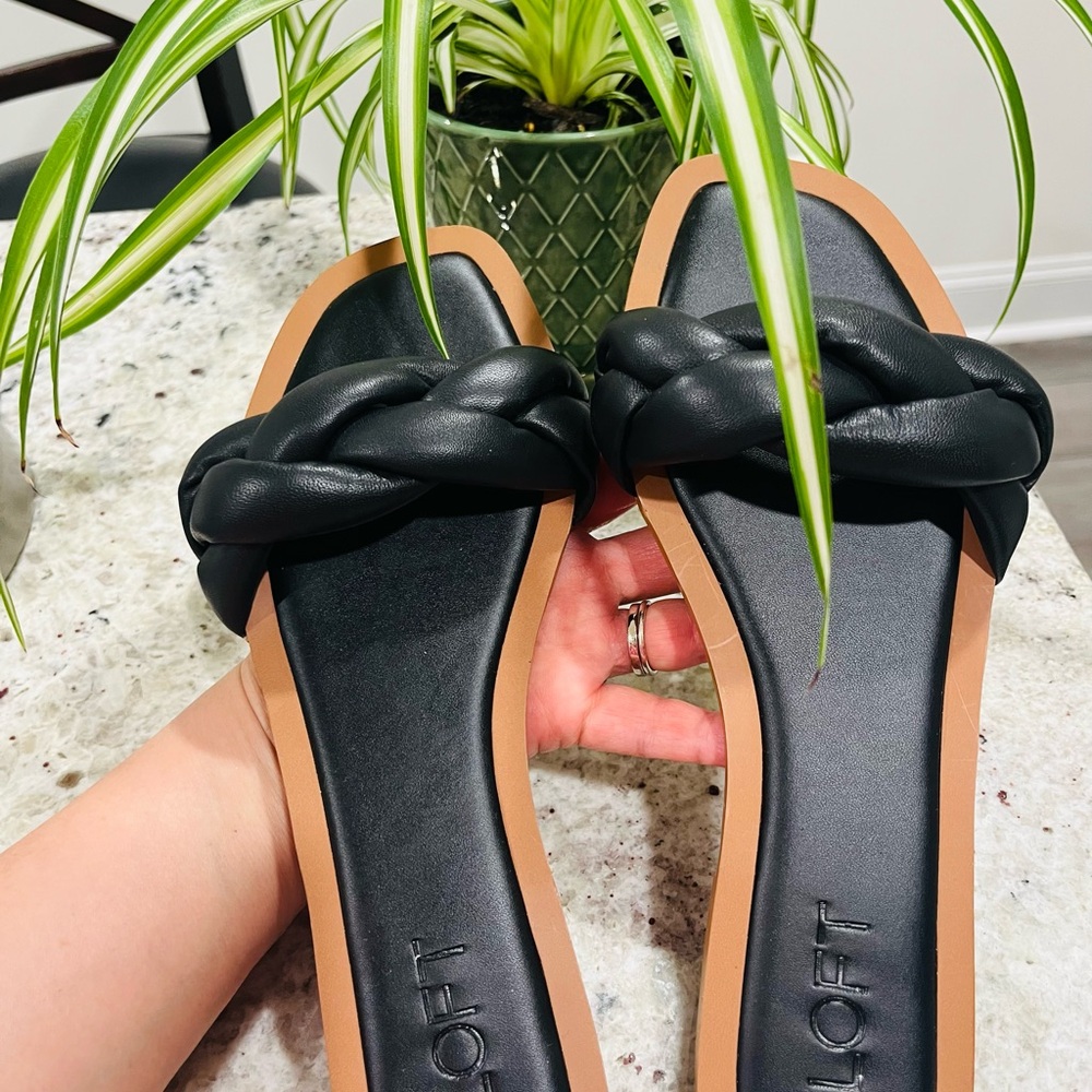 EUC LOFT Black Women's Sandals